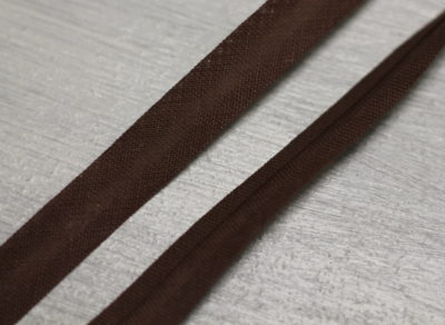 Schrägband 12mm Dunkelbraun – Bild 2