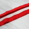 elastisches Spitzeneinfassband rot