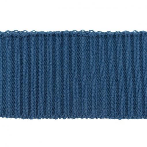 Fertigbündchen Cuff Grobstrick Uni Jeansblau – Bild 3