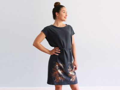 Schnittmuster luftiges Sommerkleid mit Tasche Frau Konni – Bild 2