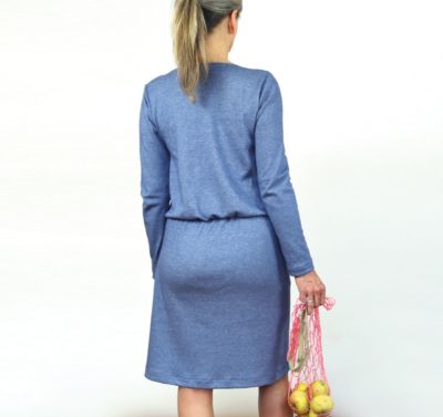 Schnittmuster Jerseykleid in Wickeloptik Frau Vilma – Bild 6