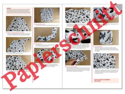 Schnittmuster Bluse Raglanoptik Frau Mia – Bild 6