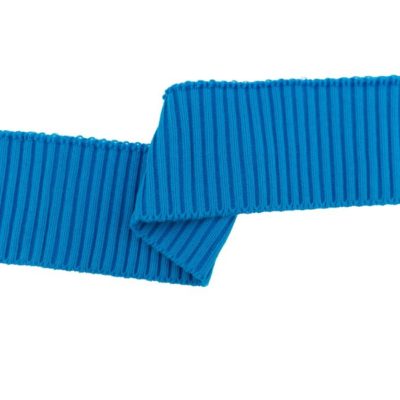 Fertigbündchen Cuff Grobstrick Uni Aqua – Bild 2