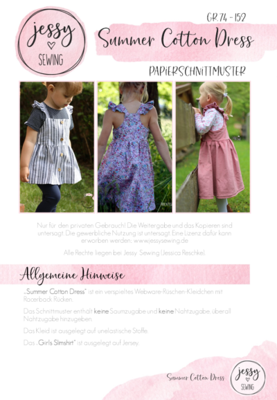 Schnittmuster Summer Cotton Dress von Jessy Sewing – Bild 3