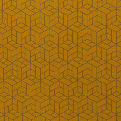 Jacquard Jersey Cozy by Lycklig Design Geometrie auf Senfgelb – Bild 8