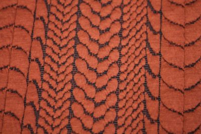 Strickstoff Zopfmuster Copper – Bild 3