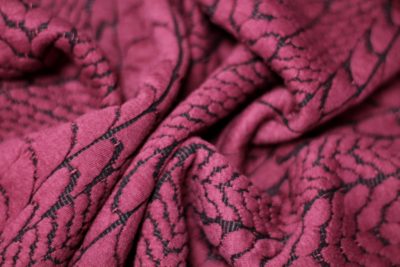 Strickstoff Zopfmuster Berry – Bild 3