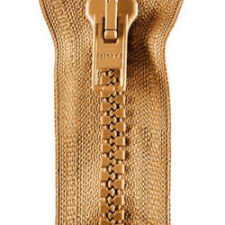 Opti Reißverschluss Werra P60 Teilbar 70cm - Ocker