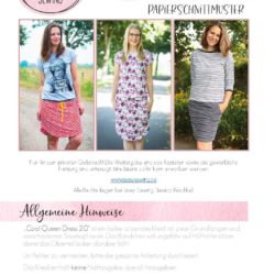 Schnittmuster Cool Queen Dress 2.0 von Jessy Sewing