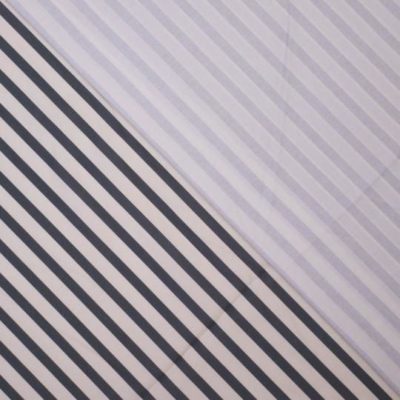 Elastische Baumwolle glänzend Streifen – Bild 4