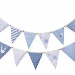 Alternative view of Panel Wimpelkette blau