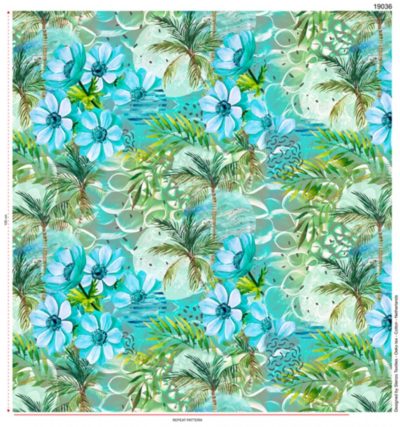 Viskosey Jersey Blumenmeer Stenzo