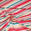 Viskosejersey bunte Diagonalstreifen Viskose Streifen