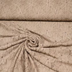 elastische Spitze Beige