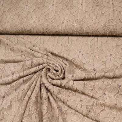 elastische Spitze Beige
