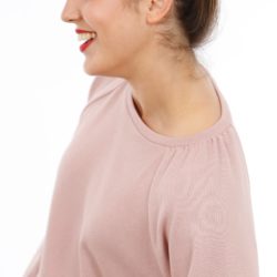 Schnittmuster FRAU CAJA Raglanpullover mit Blousonärmeln