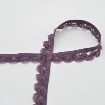 elastische Spitze 20mm Mauve