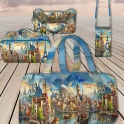 Taschenpanel Paris Reisetasche Kosmetiktasche zum selber nähen