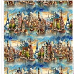 Canvas Baumwolle Paris