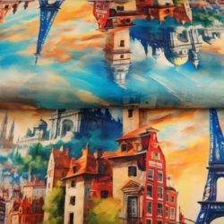 Canvas Baumwolle Paris
