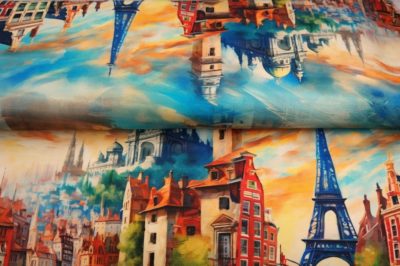 Canvas Baumwolle Paris