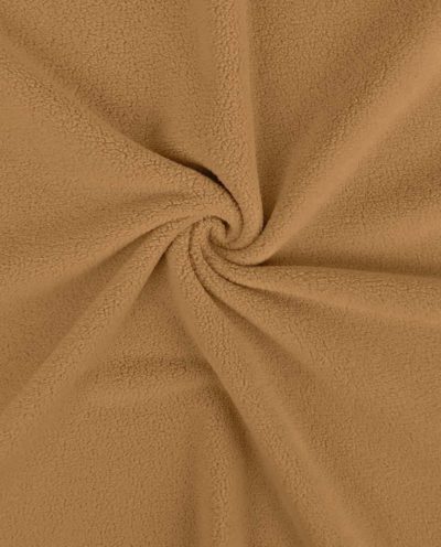 Fleece Teddyplüsch Dunkel Beige