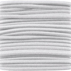 Gummikordel Elastic Kordel 3mm x 3m Weiß