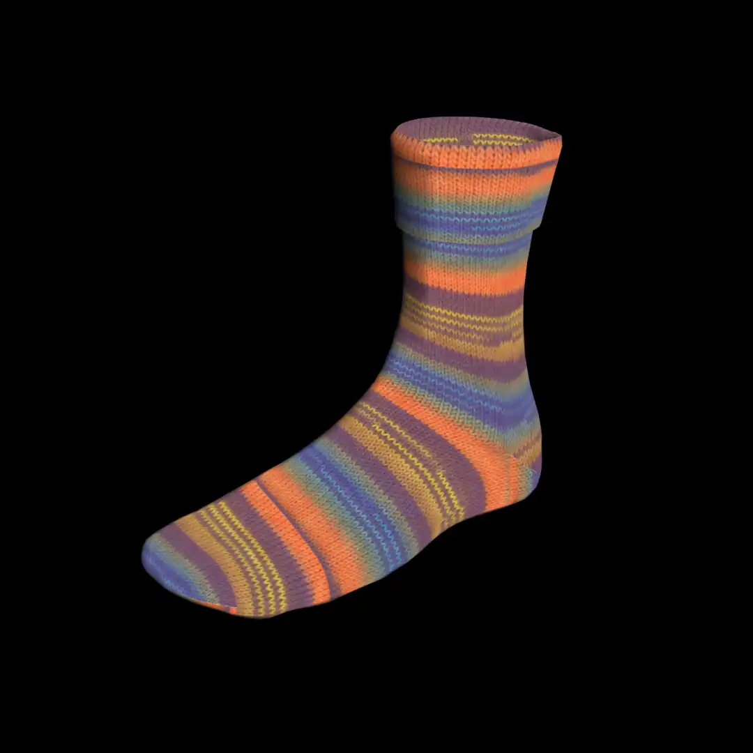 Super Soxx Color 4 fädig Lang Garn Sockenwolle – Bild 11