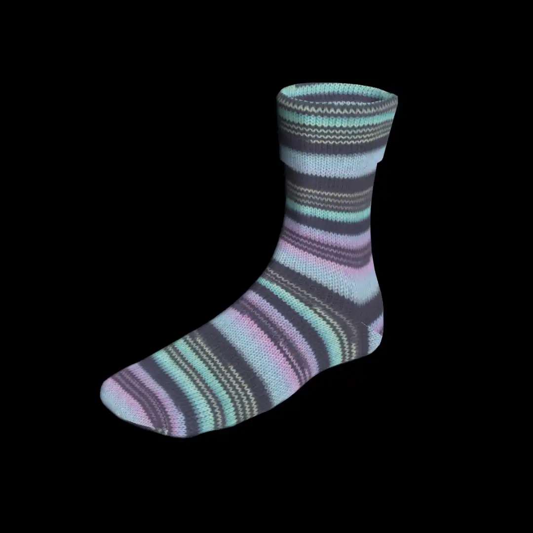 Super Soxx Color 4 fädig Lang Garn Sockenwolle – Bild 13