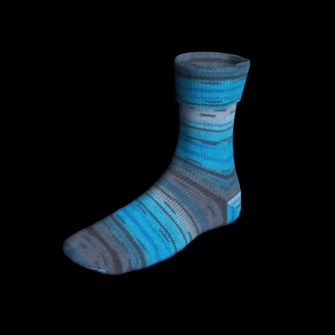 Super Soxx Color 4 fädig Lang Garn Sockenwolle – Bild 21