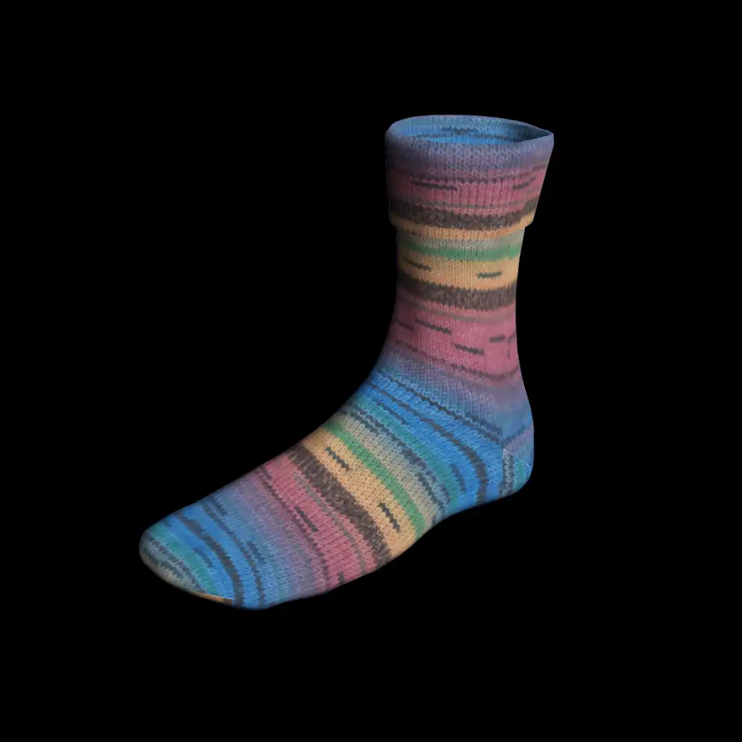 Super Soxx Color 4 fädig Lang Garn Sockenwolle – Bild 23