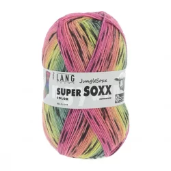 Super Soxx Color 4 fädrig Lang Garn Sockenwolle