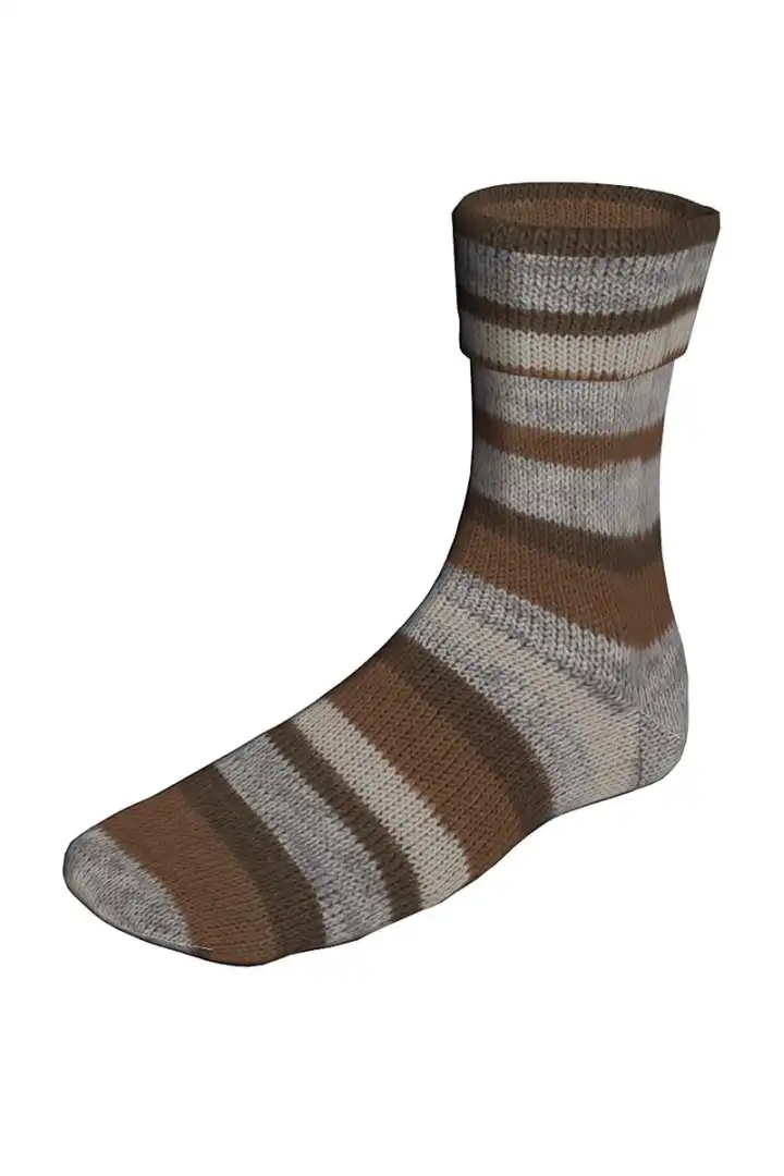 Super Soxx Color 6 fädig Lang Garn Sockenwolle – Bild 5