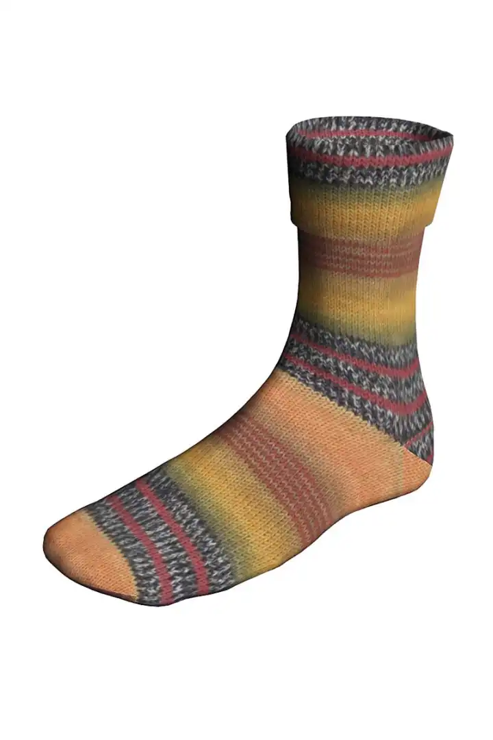 Super Soxx Color 6 fädig Lang Garn Sockenwolle – Bild 7