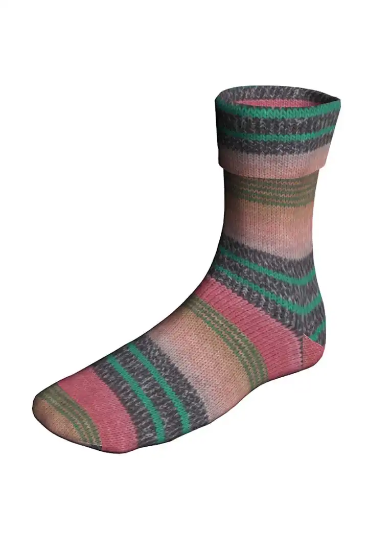 Super Soxx Color 6 fädig Lang Garn Sockenwolle – Bild 9