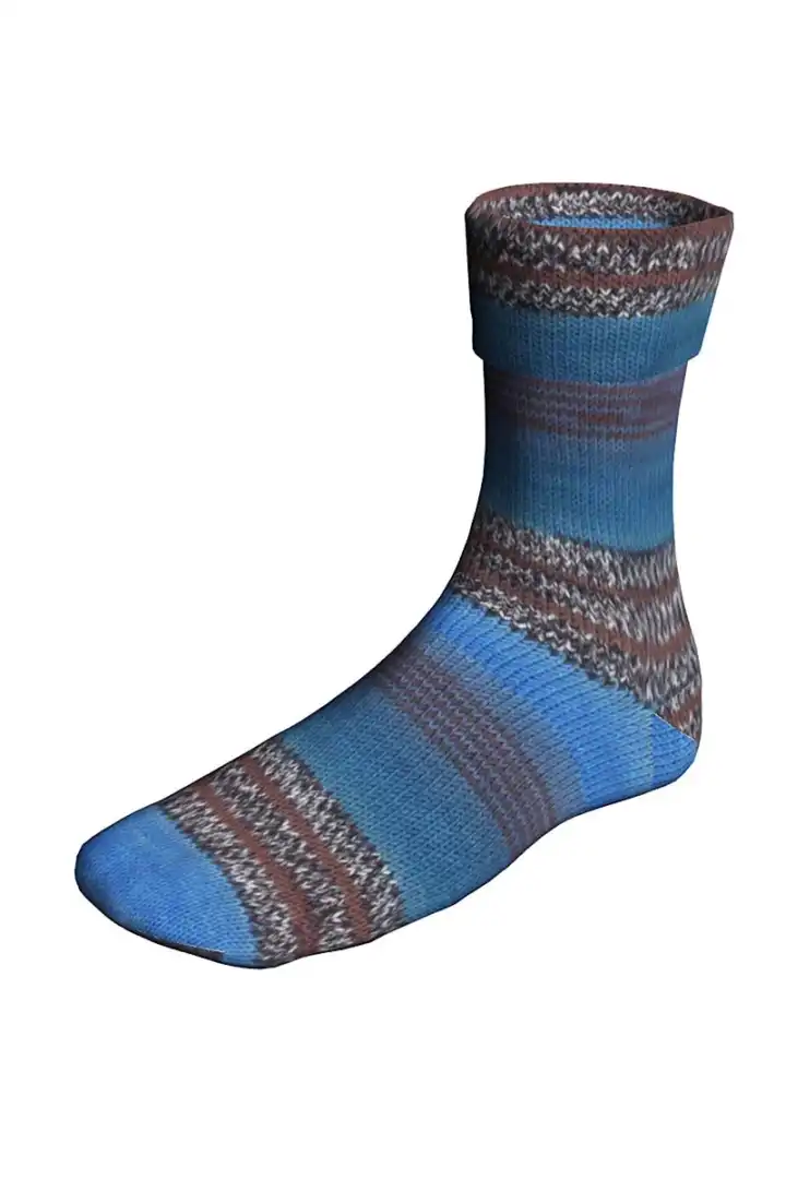 Super Soxx Color 6 fädig Lang Garn Sockenwolle – Bild 11