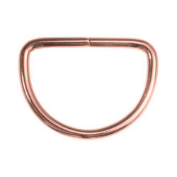 VENO Halbrundringe SB 40mm Rosegold 2 Stück