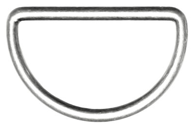 VENO Halbrundringe SB 40mm Silber 2 Stück