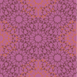 Viskose Mandala Fuchsia