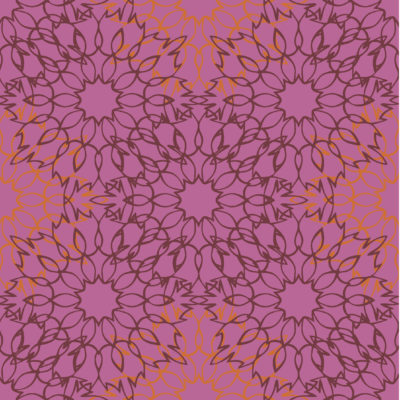 Viskose Mandala Fuchsia