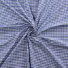 Karo-Stoff Blau-Grün | Baumwoll-Polyester-Mischgewebe | pflegeleicht & robust