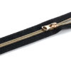 Reißverschluss S80 Meterware Gold