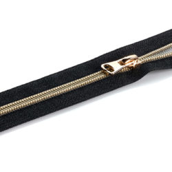 Reißverschluss S80 Meterware Gold