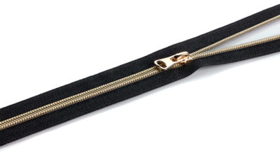 Reißverschluss S80 Meterware Gold