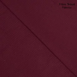 Fibre Mood FM410120 woven co Waffle Baumwolle Aubergine