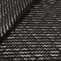 Steppstoff beidseitig – Blau mit Wendeoptik