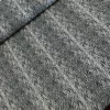 Baumwollstoff Fischgrät / Herringbone – mit 2 % Elasthan – Schwarz/Weiß