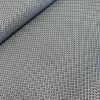 Jacquard Stoff mit Rautenmuster – Blau/Schwarz/Weiß – Weich & Formstabil