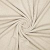 Weicher Feinstrick – elastischer Viskose-Mix in Naturbeige für Pullover, Cardigans & Kleider