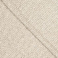 Weicher Feinstrick – elastischer Viskose-Mix in Naturbeige für Pullover, Cardigans & Kleider
